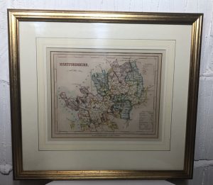Old map of Hertfordshire (print)
