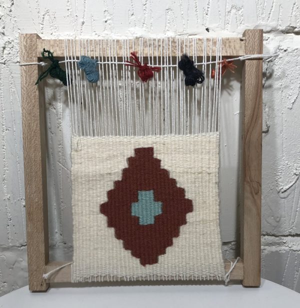 Kilim frame for weaving in tiny scale