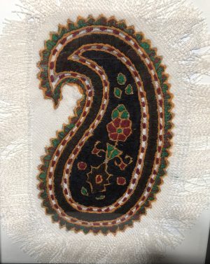 Persian suzani hand made "Paisley= Boteh jegheh"