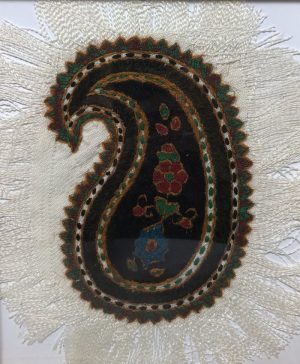 Persian suzani hand made "Paisley= Boteh jegheh"
