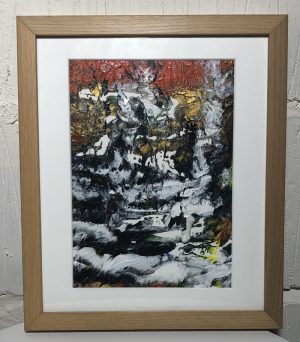 Original acrilic abstract by M. Young