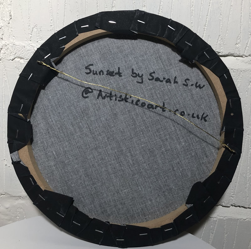 Original acrilic "Sunset" by Sarah S.W. - Image 2