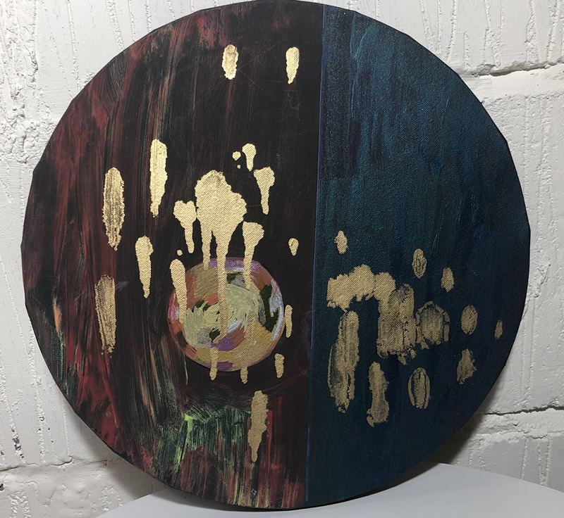 Original acrilic "Sunset" by Sarah S.W.