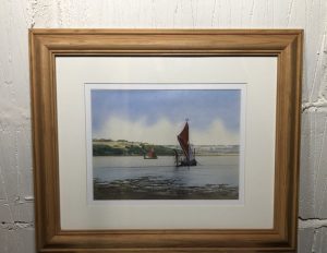 Print from watercolour by Geoffrey John Hall "Scenes of Kent"