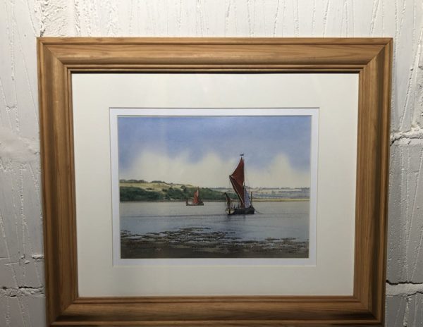 Print from watercolour by Geoffrey John Hall "Scenes of Kent"