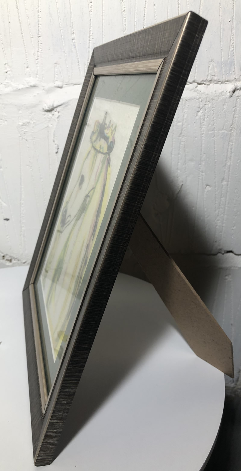 Original silk painting "horse head" by Moy - Image 2