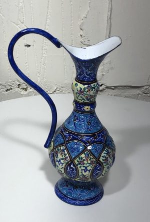 Persian Minakari jar (painted copper)