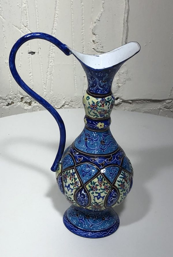 Persian Minakari jar (painted copper)