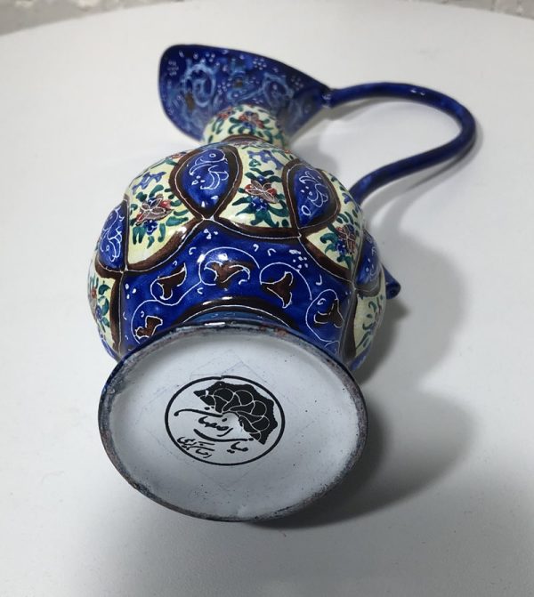 Persian Minakari jar (painted copper) - Image 2