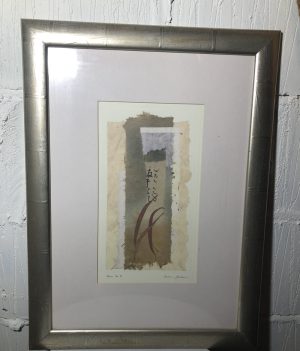 Oriental painting on tissue