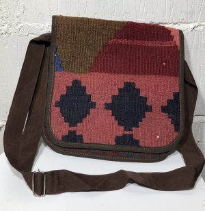 Persian Kilim & nubuck bag (medium size)