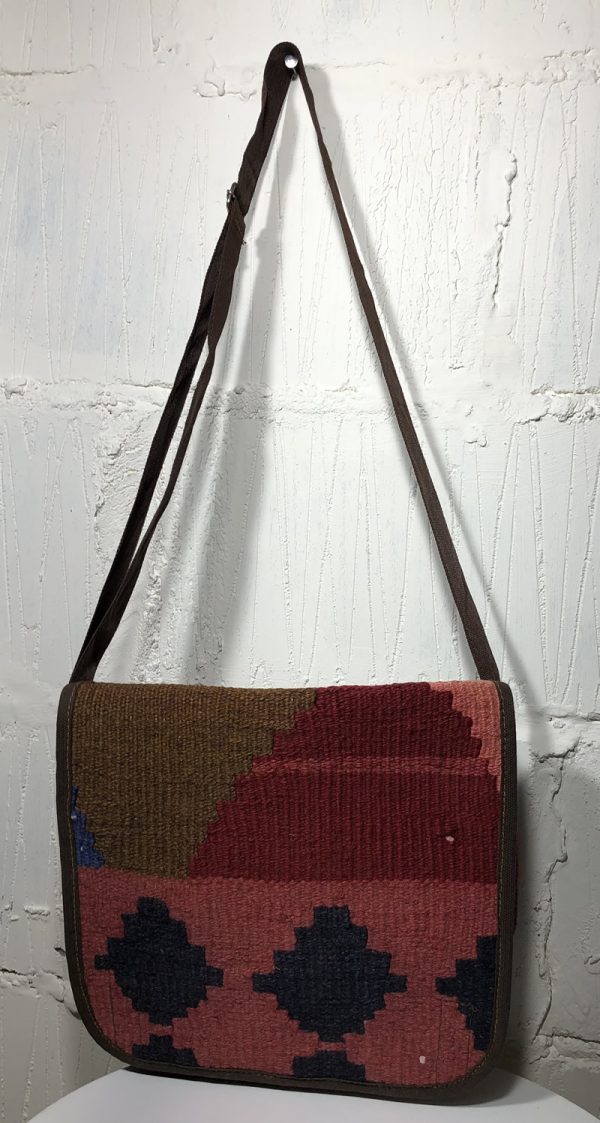 Persian Kilim & nubuck bag (medium size) - Image 7
