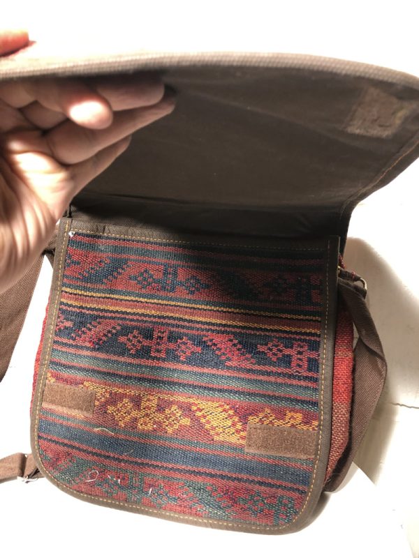 Persian Kilim & nubuck bag (medium size) - Image 5