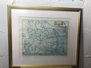 Old map of Essex 1595 (print)