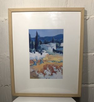 Print from acrylic by unknown artist