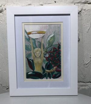 Original acrilic"The garden room" by Barbara Allerhunt (2018)