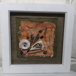 Mixed shell and fabric by Caroline Farral