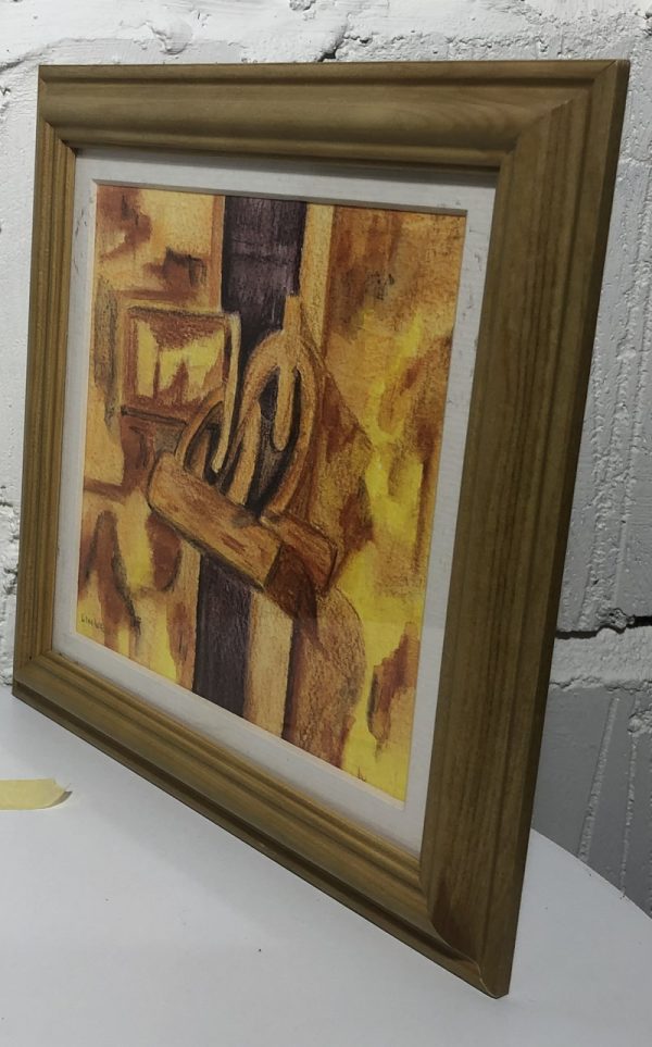 Original coloured pencil "unlocking" by Lin Wells - Image 2