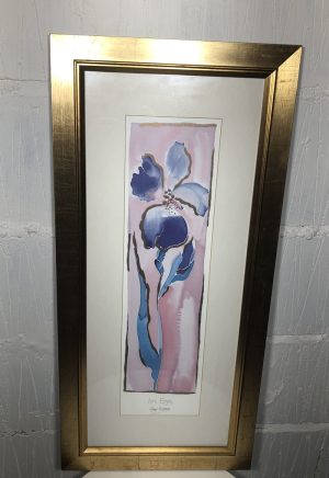 Print from watercolour "Iris Eyes" by Azel Bomws