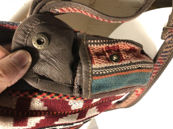 Persian Kilim & Nubuck large bag - Image 5