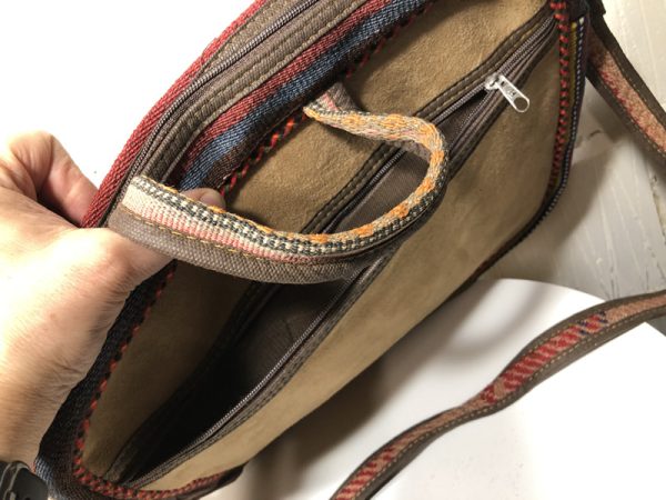 Persian Kilim & Nubuck large bag - Image 4